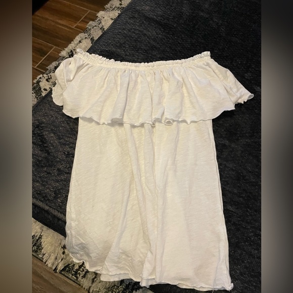 Elan Off Shoulder Strapless‎ Top Ruffled Small - Picture 1 of 4